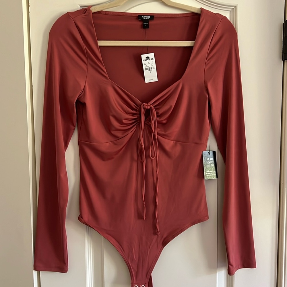 NWT Express Body Contour Bodysuit - Rust